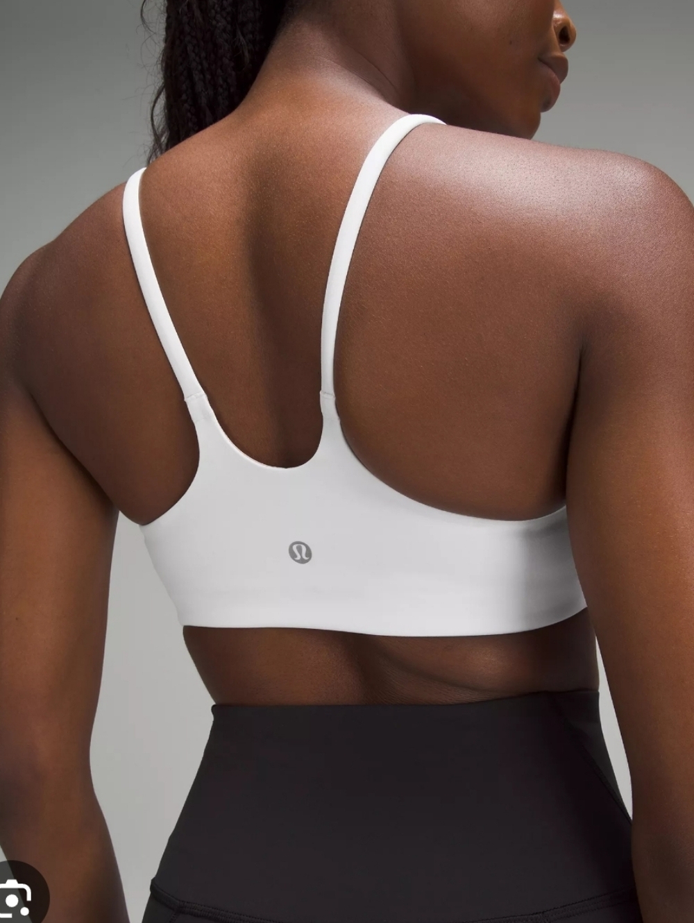 lululemon athletica Wunder Train Strappy Racerback Bra — White